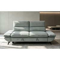 Canapé-lit trois places en velours de conception européenne OEM avec rangement, écologique, pour salon, canapés de luxe pour salon