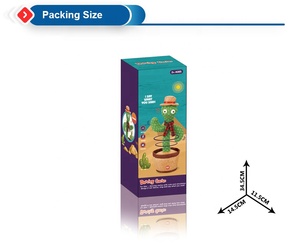 2022 vendita calda dancing <span class=keywords><strong>cactus</strong></span> per cantare danza peluche albero elettronico shake registrazione talking twisting doll kids baby game toy - Product Image 6