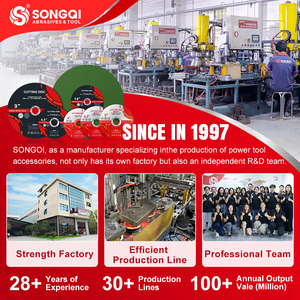 SONGQI 4 1/2 дюймов 115 мм металлический режущий диск абразивные инструменты Disco De Corte De Metal для SS/железа по оптовой цене - Product Image 5