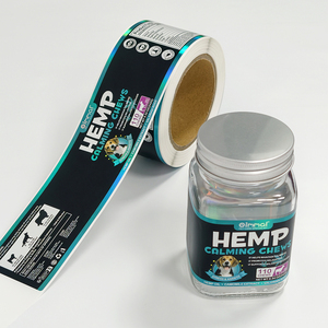 Etiquetas de Rollo con Holograma Personalizadas, Seguras para Alimentos, Resistentes al Agua y al Aceite, Autoadhesivas, con Logotipo Personalizado, para Botellas, Frascos y Envases de Cosméticos y Alimentos - Product Image 1