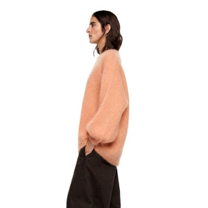 Cárdigan de Punto de Mohair Personalizado al por Mayor para Mujer, Suave y Cálido para Invierno, Color Sólido, ODM Informal para Mujer - Product Image 3