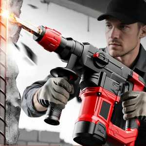 Vente en gros de <span class=keywords><strong>marteau</strong></span> perforateur électrique industriel haute puissance 1280W, pistolet de décapage de la rouille, pioche, perceuse, machine portable, décapant à aiguilles 3+ - Product Image 5