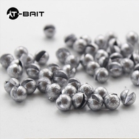 100 pièces/sac cuivre ABS poids de pêche plombs amovibles plomb poids de tir fendu pour lac ruisseau océan bateau pêche vivaneau