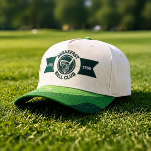 Wholesale Two Tone Structured Twill Baseball Cap Custom Embroidery Curved Outdoor Hunting A Frame Sports Caps - Product Image 1