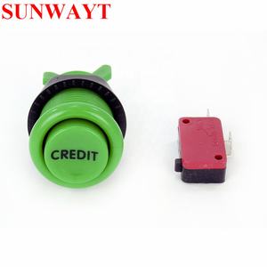 Botón Pulsador Cóncavo de 33 mm Estilo Americano para Máquinas Recreativas, Botón de Crédito/Salida/Moneda/Encendido - Product Image 4