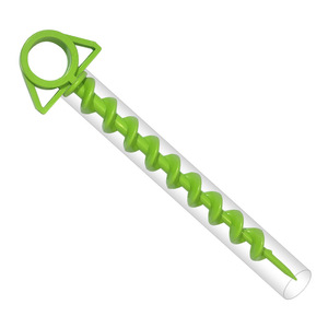 Outdoor plastic <b>tent</b> nail <b>canopy</b> <b>tent</b> ground nail spiral sheep horn plastic nail mountaineering camping <b>tent</b> ground anchor nail - Product Image 1