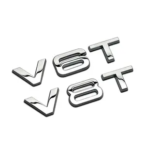 나만의 맞춤형 크롬 ABS 플라스틱 자동차 엠블럼 3D 로고 자동차 배지 크롬 편지 스티커 자동 자동차 엠블럼 배지 도매