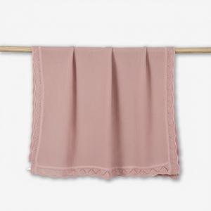 Knitted Eco-Friendly 100% cotton Vietnam Rectangle 209g-278g Spring & Autumn Heirloom baby <b>blanket</b> - Product Image 5