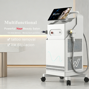 OEM製造 2in1 ピコ秒Nd:YAGレーザー タトゥー除去デバイス 808nm 755 940 1064 アイスダイオードレーザー脱毛機 - Product Image 1