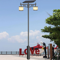 Lampu Jalan LED tenaga surya kedap air luar ruangan lampu jalan tenaga surya komersil lampu jalan