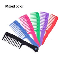 Peigne à dents larges et profondes pour boucles, en plastique, protection des cheveux, pour coiffage à domicile et lavage – Approvisionnement direct usine