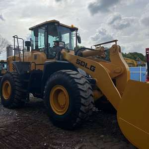 LG958L Mini chargeur frontal utilisé 5 tonnes avec seau à roche Marque chinoise avec moteur et composants de pompe à noyau - Product Image 4