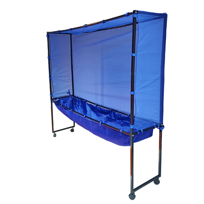Standard Size Factory Direct Supply Portable Steel Frame Ping Pong Ball Recycling Catch Net Mobile Table Tennis