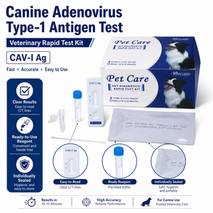 Kit de Prueba Rápida de Anticuerpos de Brucella Canina para Clínicas Veterinarias, Kit de Detección de <span class=keywords><strong>C</strong></span>.<span class=keywords><strong>Bru</strong></span> Ab con Lectura Precisa - Product Image 2