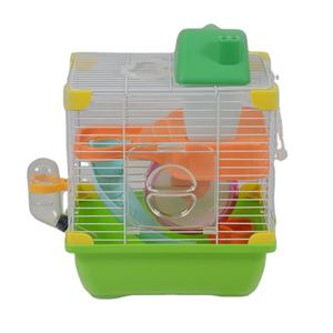 Gabbie per criceti del castello di piccoli animali portatili all'aperto di plastica del filo di ferro - Product Image 1