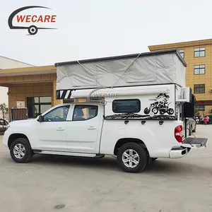 Wecare Small Camping Kitchen Pick Up Expedition Slide On Truck Camper 4*4 Truck Bed Camper For Pickup