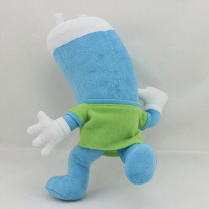 UYEAH-Muñeca mascota personalizada con camisa, venta al por mayor, logotipo personalizado, juguete mascota de peluche en forma de botella azul de dibujos animados para marca - Product Image 4