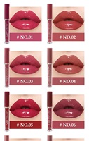 Nouveau produit le plus vendu : Ensemble de gloss à lèvres effet eau, anti-transfert, waterproof, longue tenue, gloss, rouge à lèvres, maquillage