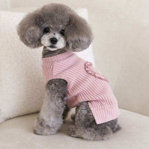 2025 noel yeni yıl sonbahar ve kış dip gömlek kalınlaşmış çizgili kedi giyim evcil hayvan yeleği + şapka - Product Image 5