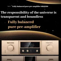 Préamplificateur MUSMYS-MK9200 certifié CE, qualité audiophile, amplificateur double canal entièrement équilibré