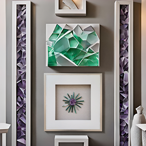 Caja de marco de Arte de pared con ágata natural-decoración del hogar y <span class=keywords><strong>campo</strong></span> magnético que mejora la suerte - Product Image 6