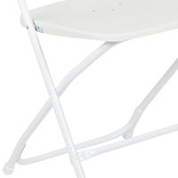 Chaise pliante portable en résine blanche légère pour extérieur, idéale pour la plage, les événements, les parcs et les bars domestiques – Design moderne – Vente en gros