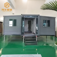 Maison conteneur préfabriquée portable de haute qualité au design moderne, 2 chambres, mobile et extensible, vendue à bas prix en Chine