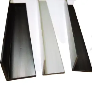 PVC bianco e nero di plastica a parete ad angolo protezioni