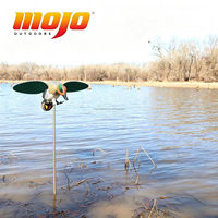 Décoy de chasse en plastique 3D MOJO Outdoors de qualité supérieure, alimenté par batterie, en forme de canard à ailes vertes, magnétique pour une utilisation facile