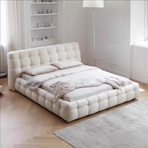 Cama Moderna Tapizada de Diseño Actual, Cama Doble Suave de Alta Calidad, Estructura de Cama King y Queen Size, Muebles Bonitos para Dormitorio - Product Image 4