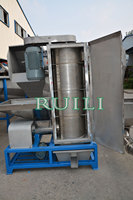 Déshydrateur centrifuge vertical pour le recyclage et le séchage des feuilles de plastique usagées (PE, PP, PET)