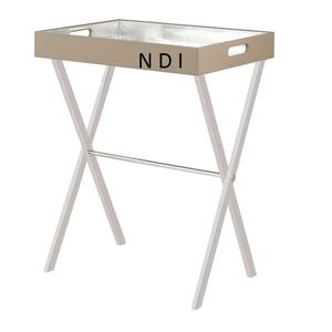 Esmalte brillante Acabado Diseño Té Café Mesa de servicio Aluminio Metal Sofá Mesa auxiliar - Product Image 4