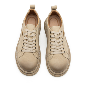 Bottiglie di alta qualità blanches pour hommes nuovi stivali da escursionista in pelle di mucca per uomo all'aperto pieno fiore scarpe in vera pelle marca 49 # - Product Image 2