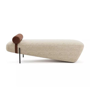 Wabi Sabi Style <b>Bench</b> 100x45x42 Cm Fabric <b>Shoe</b> <b>Rack</b> Space Saving Nordic Minimalist Living Room Bedroom Entryway <b>Bench</b> - Product Image 3