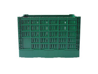 Caisse en plastique pour fruits et légumes Caisses en plastique réutilisables Panier à provisions pour fruits en plastique pliable Caisse pliable