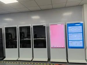 Hushida China Fabriek Maatwerk 43 Inch Lcd Reclame Scherm Totem Kiosk Indoor Digitale Bewegwijzering En Displays