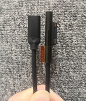 Câble USB Type C femelle 1,5 m (5 pieds) à charge rapide 15 V avec adaptateur en aluminium tressé pour tablette compatible Surface Book Pro 6/5/4/3