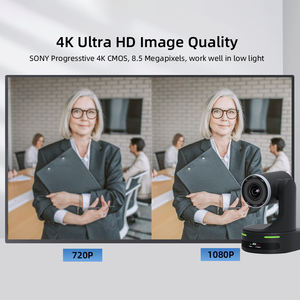 Cámara PTZ 4K30FPS con Zoom Óptico 20x, Seguimiento por IA, Seguimiento de Zona, PoE, NDI, HDMI, USB 3.0, IP, SDI para Transmisión en Vivo - Product Image 2