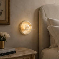 Applique Murale Alabaster Atmosphere, Modèle Luxe et Sophistiqué, pour Décoration de Salon, Chambre et Porche, Vente en Gros