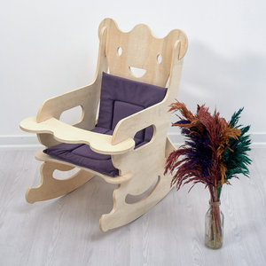 Sedia a dondolo <span class=keywords><strong>per</strong></span> bambini CenturyArt in compensato, design rustico, <span class=keywords><strong>per</strong></span> sala da pranzo, cameretta, scuola, hotel, <span class=keywords><strong>per</strong></span> bambini da 2 a 6 anni - Product Image 6