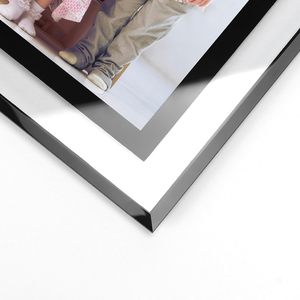 Glass <b>Photo</b> <b>Frame</b> with Adjustable Stand for Portrait or <b>Landscape</b> Display Fits Various <b>Photo</b> Sizes - Product Image 4