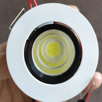 Projecteur anti-éblouissement LED petit spot intégré compteur réglable bouche convexe lumière oeil de vache mini projecteur de plafond led