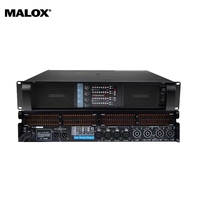 MALOX Profesyonel 4 Kanal 5000 Watt DJ Stereo Ses Güç Amplifikatörü 20Hz-34kHz Frekans Tepkisi 60V/Us Hızlanma Hızı Değişken Hızlı