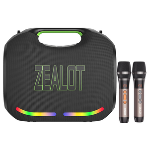 Hot ZE21M 250W Waterproof Outdoor Wireless Party <b>Speaker</b> Dual Microphones RGB <b>LED</b> Lighting Battery-Powered Auxiliary ZE21M ZE21M - Product Image 1