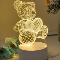 Lampe de nuit 3d Illusion pour enfant, ballon de Football, capteur tactile, veilleuse à distance pour enfants, décoration de chambre à coucher, lampe de Table de Football, cadeau