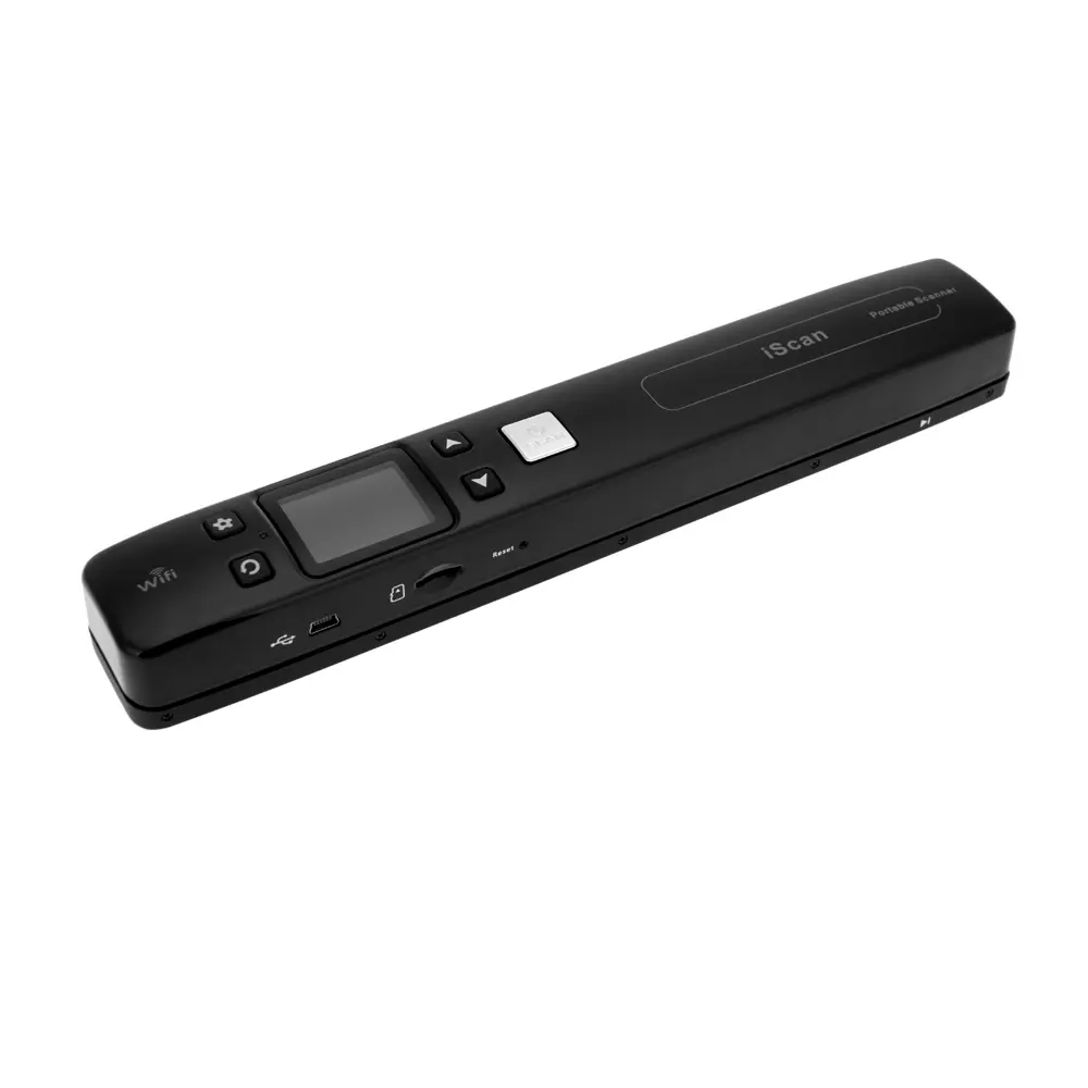 1050 dpi Warna & Mono, PDF & JPG 32G Ganda Roller, TSN431 TSN420 Portable Handheld Dokumen A4 Scanner Dengan WIFI dan Layar LED