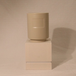 <span class=keywords><strong>Set</strong></span> di Portacandele Votive in Ceramica Beige Minimalista con Area Etichetta Vuota, Decorazione Natalizia Ecologica per la Casa, Regalo di Lusso, Etichetta Privata - Product Image 4