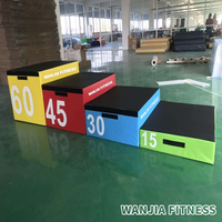 Pilot Sports Logotipo personalizado Ejercicio seguro Fitness Plyo Jump Box Soft Jump Box Caja de salto pliométrica