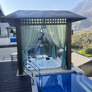 <span class=keywords><strong>BESTWAY</strong></span> al aire libre para tubo de baño Fácil de usar Masaje controlado por teléfono Ocean Blue Acrylic Set Pod Cómodas bañeras de spa - Product Image 5