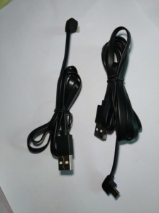 White 90 Degree Left Angled Micro <strong>USB</strong> <strong>Charging</strong> <strong>Cable</strong> with PVC Jacket Flat Ribbon <strong>USB</strong> Data Cord for Camera and Computer - Product Image 6